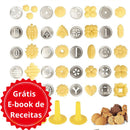 Máquina de Fazer Biscoitos e Petit Four Manual Ultra Maxx *Leve Grátis Um E-book de Receitas de Biscoitos Amanteigados 0 Paneshopping.com 