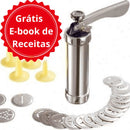 Máquina de Fazer Biscoitos e Petit Four Manual Ultra Maxx *Leve Grátis Um E-book de Receitas de Biscoitos Amanteigados 0 Paneshopping.com 
