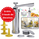 Máquina de Fazer Biscoitos e Petit Four Manual Ultra Maxx *Leve Grátis Um E-book de Receitas de Biscoitos Amanteigados 0 Paneshopping.com 