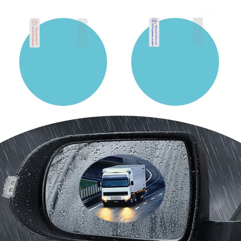 Pelicula Retrovisor Carro Anti Embaçante Respingo Chuva Kit Com 2 Minha loja 