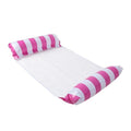 Rede Inflável Para Piscina - Floating Bed Pool Brinquedos 039 Divino Produto Listras Rosas 