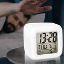Relogio Cubo Digital Led Colorido Alarme Despertador De Cabeceira Minha loja 
