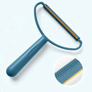 Removedor De Pelos Escova Portatil Fiapos Pequenas Sujeiras 2 Em 1 Azul Minha loja 