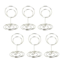 Suporte de Metal Para Plaquinhas de Preços e Identificação de Mesas de Eventos e Festas. Pct com 10 Und 0 Paneshopping.com Círculo Prata 