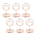 Suporte de Metal Para Plaquinhas de Preços e Identificação de Mesas de Eventos e Festas. Pct com 10 Und 0 Paneshopping.com Círculo Rosa 