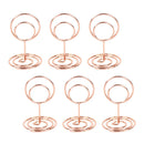 Suporte de Metal Para Plaquinhas de Preços e Identificação de Mesas de Eventos e Festas. Pct com 10 Und 0 Paneshopping.com Círculo Rosa 