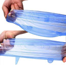 Tampa de Silicone Para Potes Universal. Redonda e Quadrada Pacote com 6pçs e 12pçs Comercial e industrial Paneshopping.com 