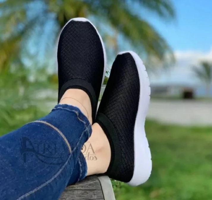 Tenis sem 2024 cadarço para caminhada